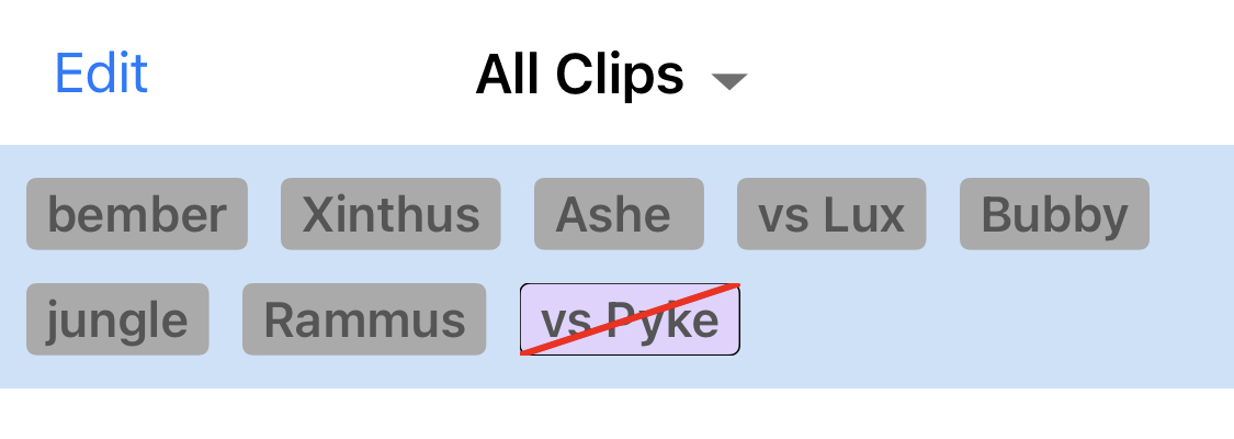 Reiterate Tag Board with vs Pyke excluded